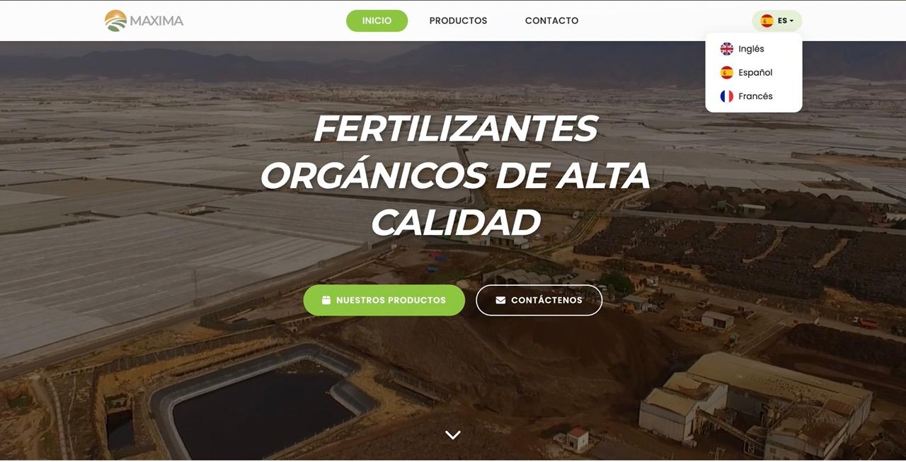 Maxima Website Redesign – Organic Fertilizer Company