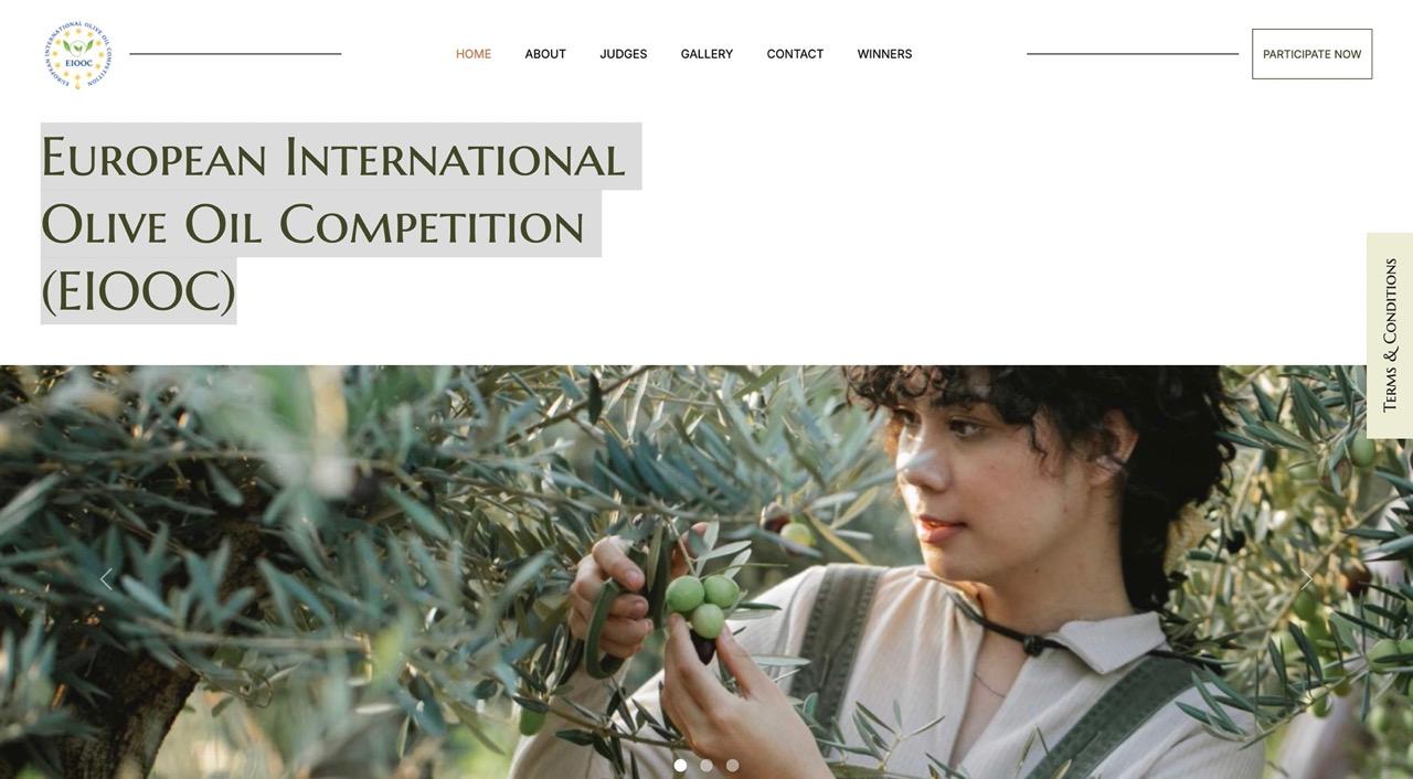 European International Olive Oil Competition (EIOOC) Website